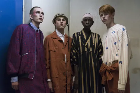 défilé du créateur de mode Henrik Vibskov